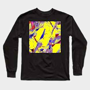 Yellow and purple Long Sleeve T-Shirt